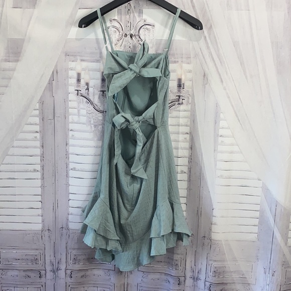 NWT HELLO MOLLY WTONG GIRL DRESS SAGE - Picture 7 of 8